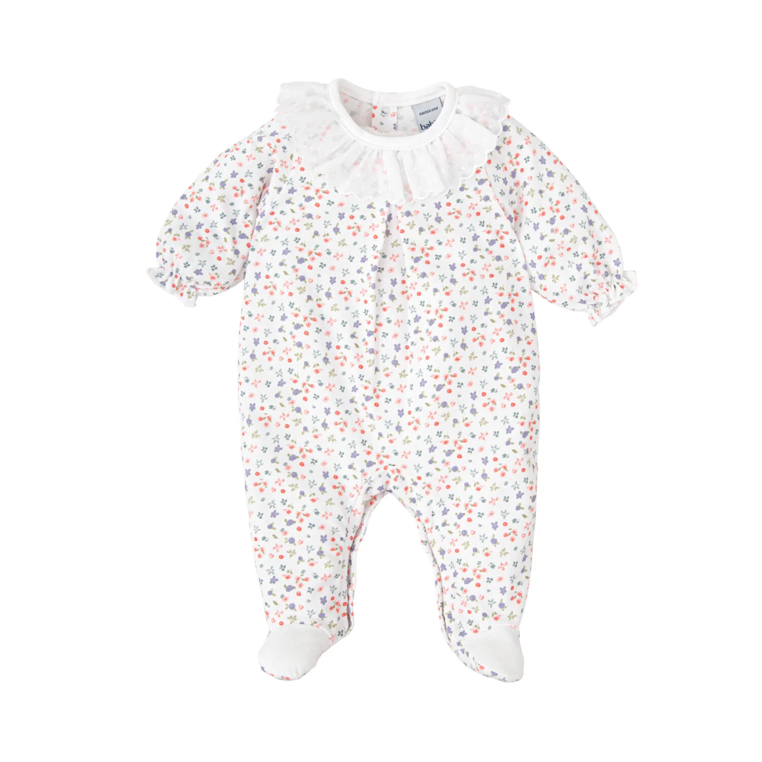 Pelele cuello flores Luciérnaga - Babidu - Imagen 2