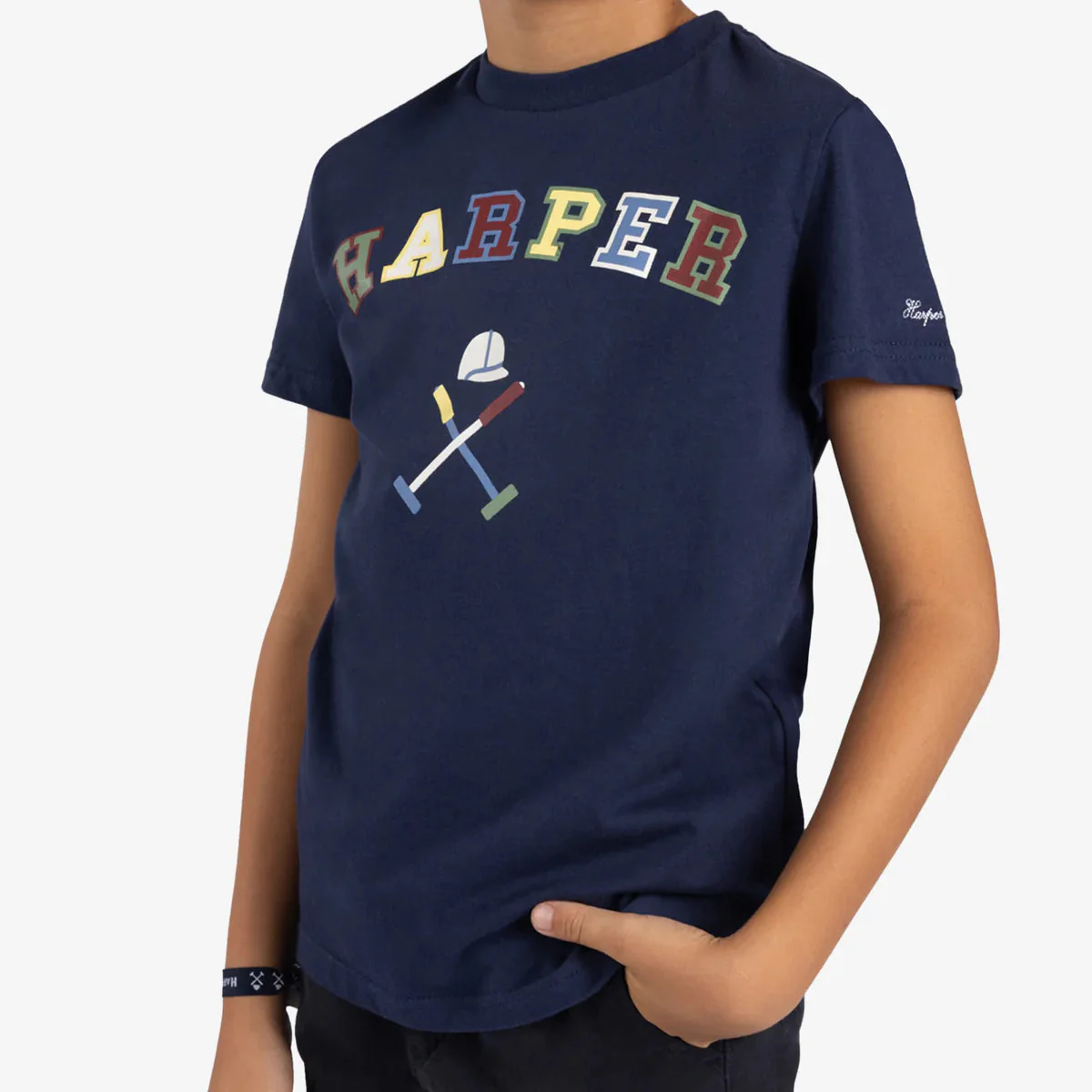 Camiseta Retro Kids Navy Blue - Harper & Neyer - Imagen 4