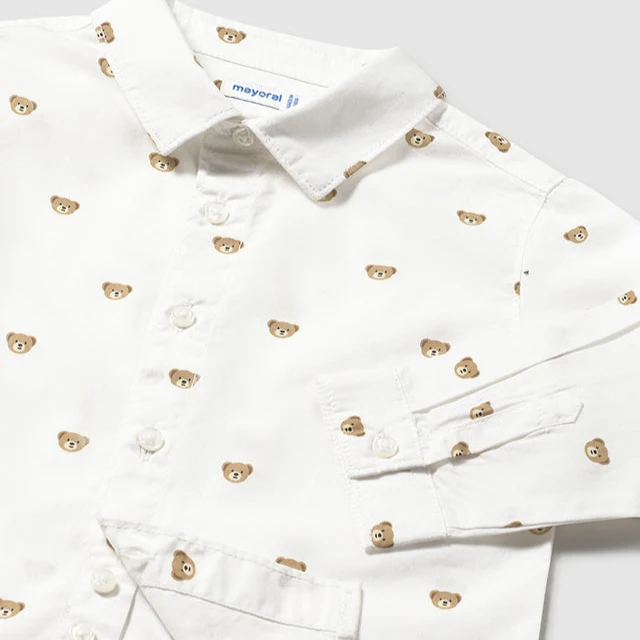 Camisa niño estampada Ositos - Mayoral - Imagen 4