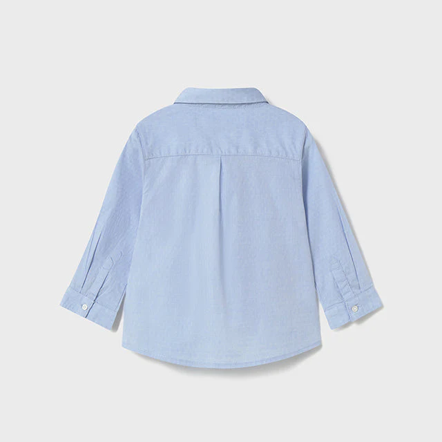 Camisa niño Celeste con pajarita - Mayoral - Imagen 3