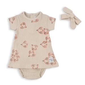 Vestido 3 piezas Palomita - BabyBol