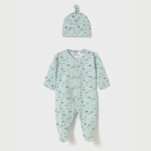 Pelele largo coches con gorro - Mayoral