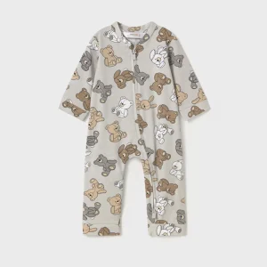 Pelele largo peluches pie convertible - Mayoral