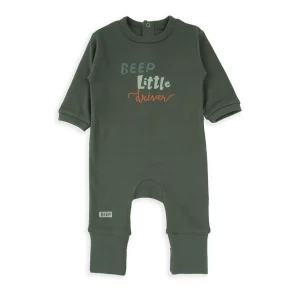 Pelele verde Coche Beep - BabyBol