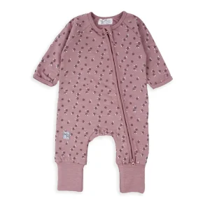 Pelele malva Flores - BabyBol