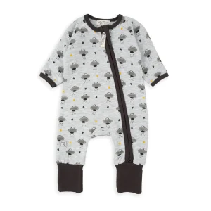 Pelele gris jaspeado Ovni - BabyBol