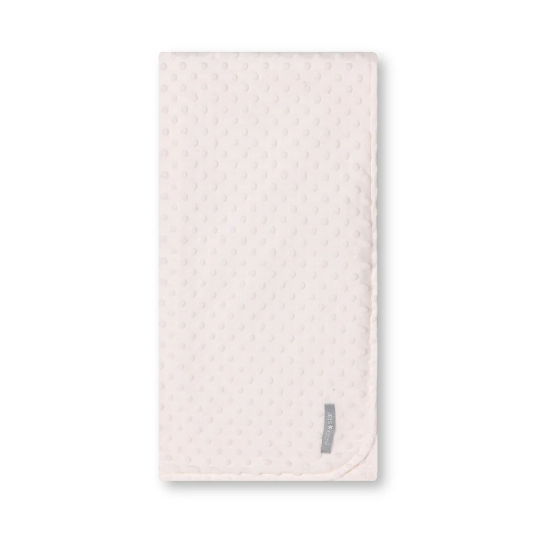 Manta Microfibra Dots blanco - Bimbidreams