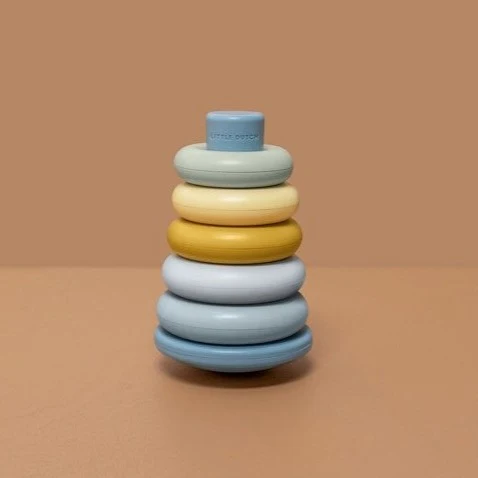 Anillos encajables azul - Little Dutch - Imagen 5