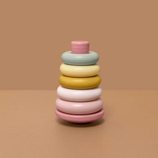 Anillos encajables rosa Little Dutch - Imagen 5