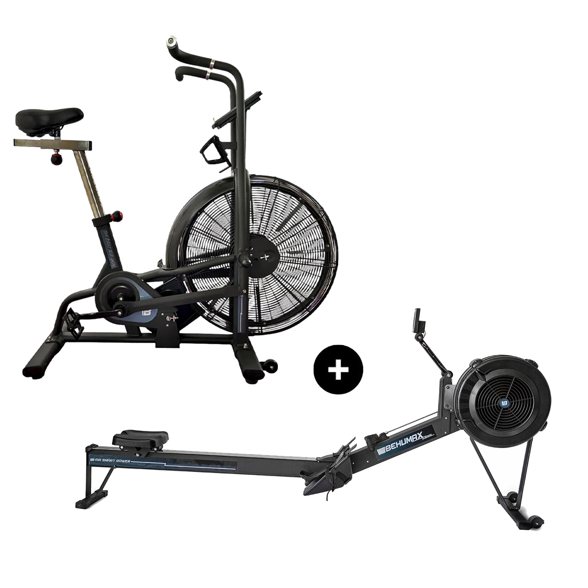Máquina de remo Air Smart Rower + Bicicleta estática Air Bike Fit Pro - Imagen 2
