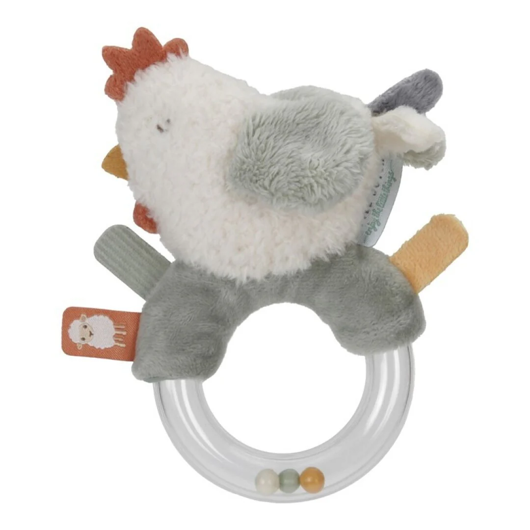 Sonajero anillo gallina Pequeña Granja - Little Dutch - Imagen 4