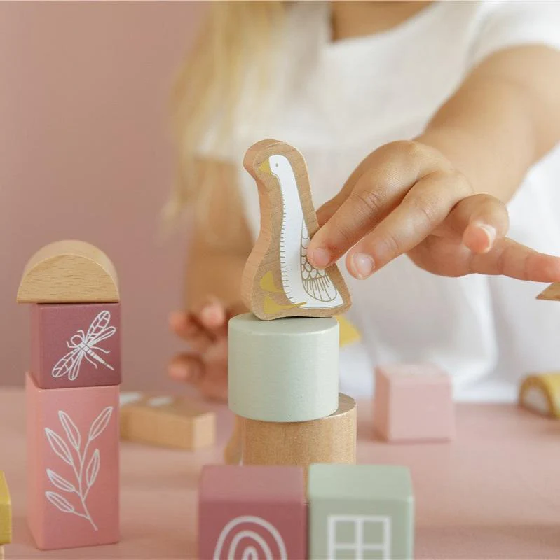 Bloques de construcción rosa Little Dutch - Imagen 3