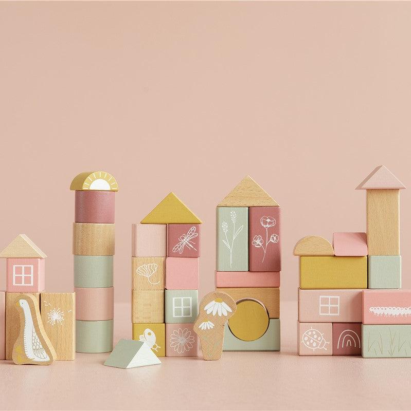 Bloques de construcción rosa Little Dutch - Imagen 5
