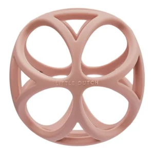Pelota sensorial silicona rosa - Little Dutch
