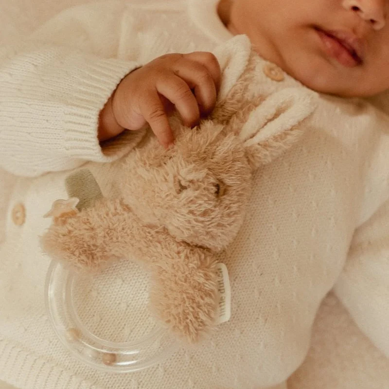 Sonajero anillo Conejito Newborn Narural - Little Dutch - Imagen 3