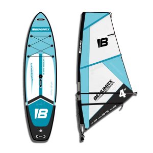 Tabla windsurf + vela Be Wave 5m