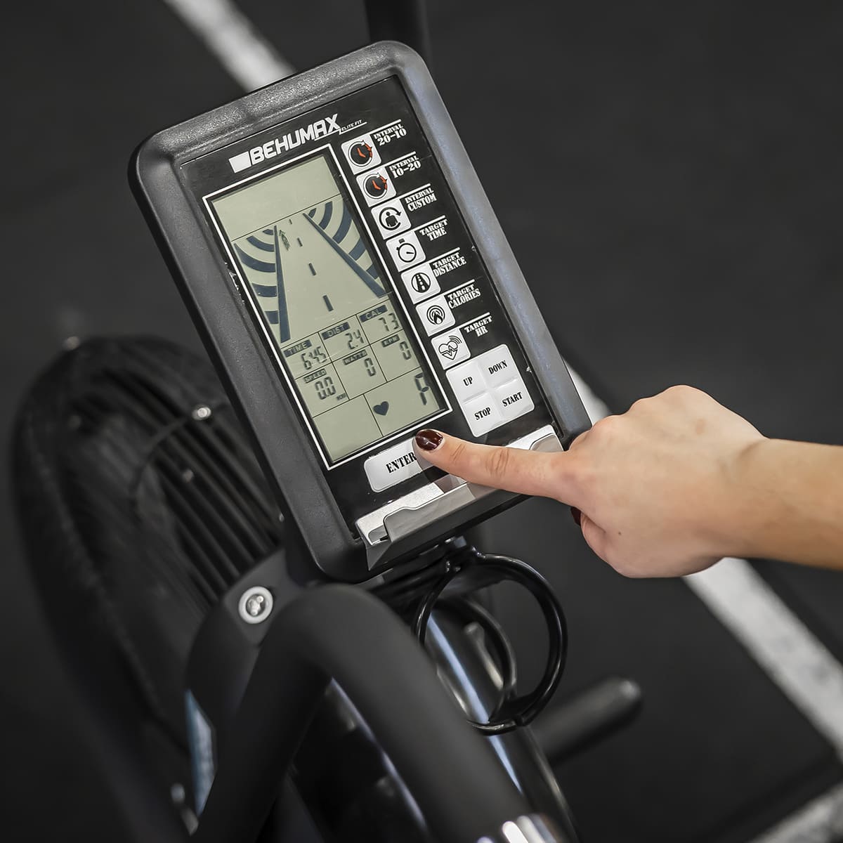 Máquina de remo Air Smart Rower + Bicicleta estática Air Bike Fit Pro - Imagen 6