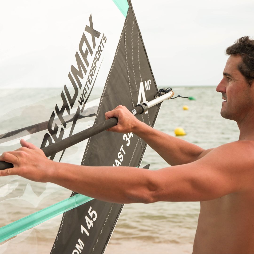 Pack Tabla windsurf 10.6 + vela 3m + vela 4m - Imagen 4