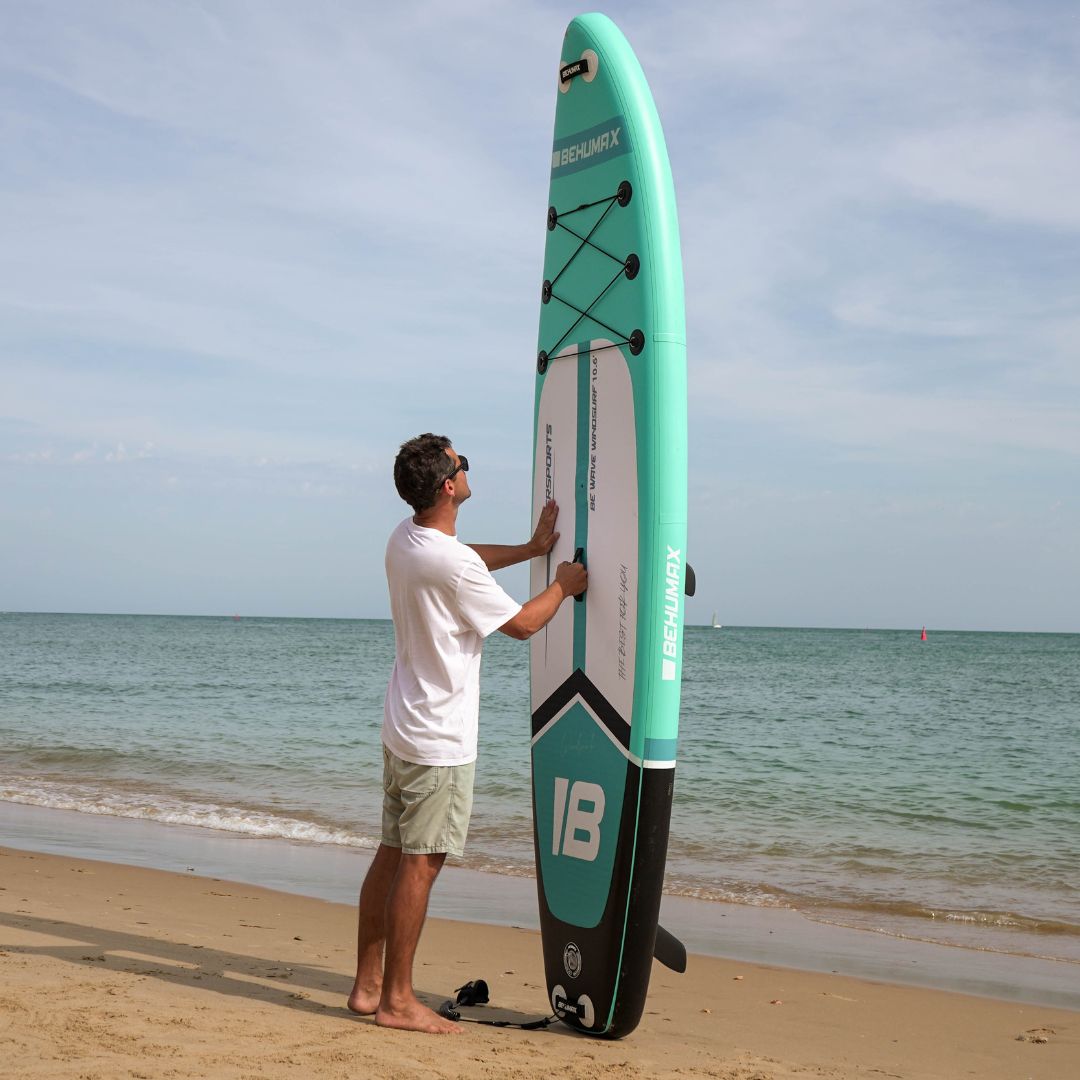 Pack Tabla windsurf 10.6 + vela 3m + vela 4m - Imagen 6