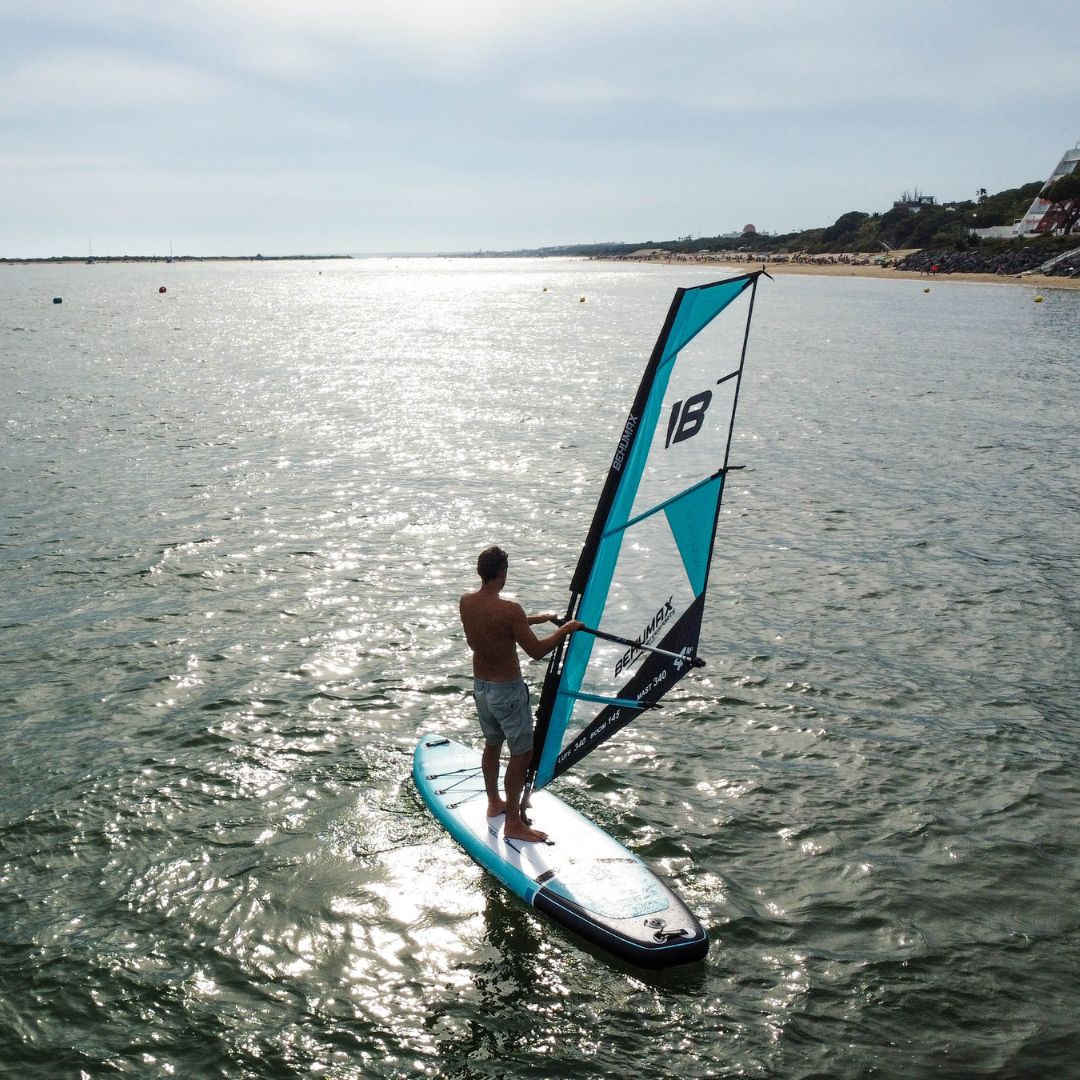 Pack Tabla windsurf 10.6 + vela 3m + vela 4m - Imagen 9