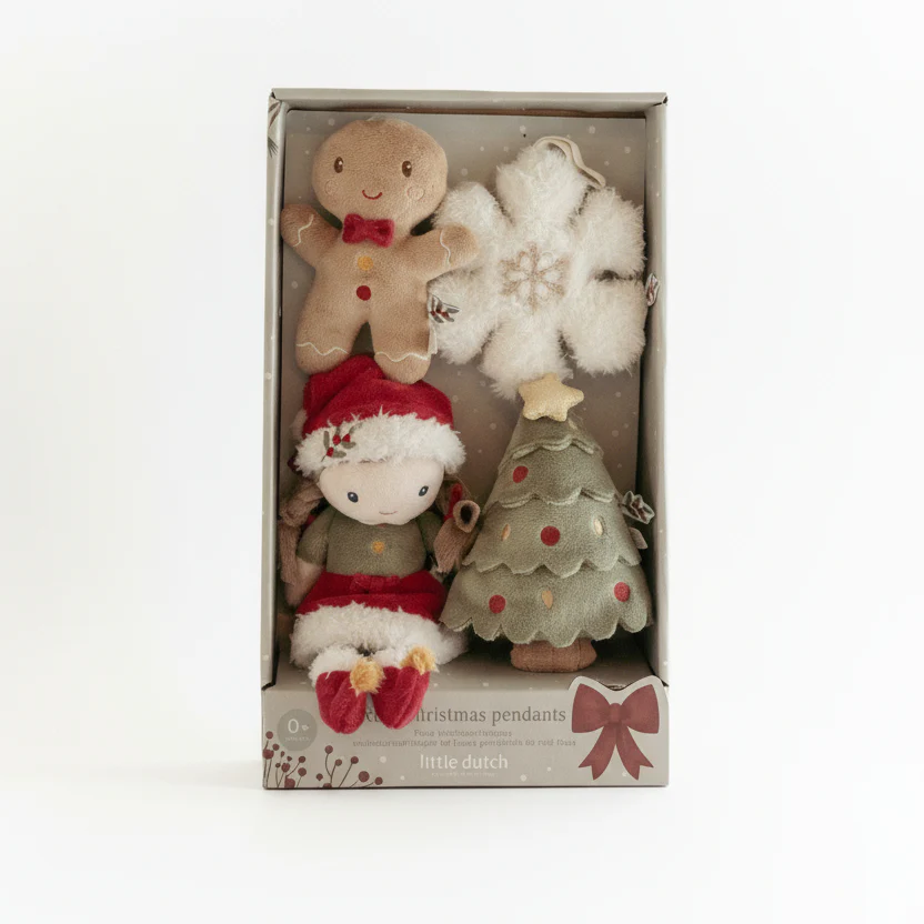 Adornos Rosa árbol Navidad - Little Dutch - Imagen 2