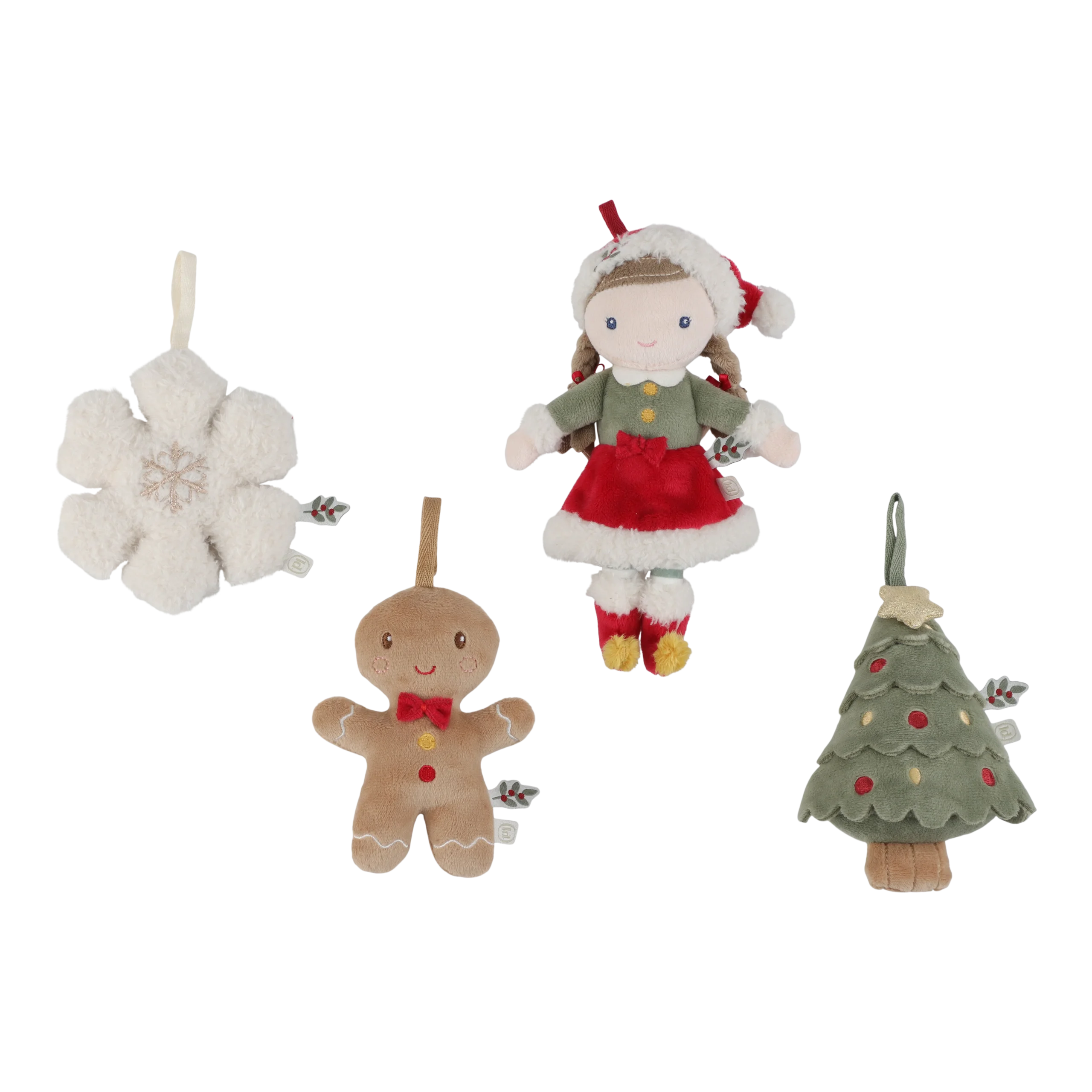 Adornos Rosa árbol Navidad - Little Dutch - Imagen 3