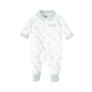 Pelele verde con cuello Cereza - Babidu